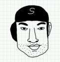 Badly Drawn Faces Ichiro
