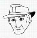 Badly Drawn Faces Indiana Jones