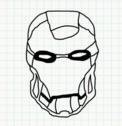Badly Drawn Faces Iron Man