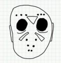 Badly Drawn Faces Jason Voorhees