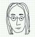 Badly Drawn Faces John Lennon