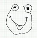 Badly Drawn Faces Kermit The Frog