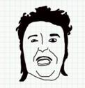 Badly Drawn Faces Little Richard