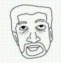 Badly Drawn Faces Morgan Freeman