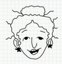 Badly Drawn Faces Ms Frizzle