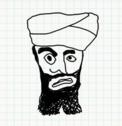 Badly Drawn Faces Osama Bin Laden