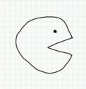 Badly Drawn Faces Pac Man