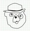Badly Drawn Faces Smokey The Bear