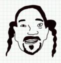 Badly Drawn Faces Snoop Dogg