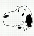 Badly Drawn Faces Snoopy