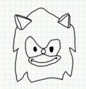 Badly Drawn Faces Sonic The Hedgehog