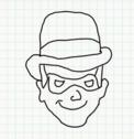 Badly Drawn Faces The Riddler