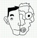 Badly Drawn Faces Two Face