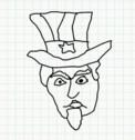 Badly Drawn Faces Uncle Sam