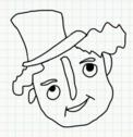 Badly Drawn Faces Willie Wonka