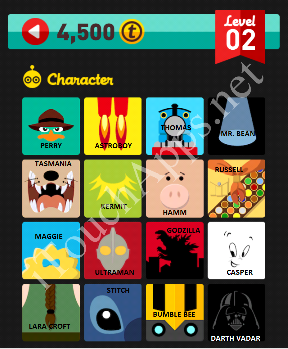 Icon Pop Quiz - Character Quiz - Level 2 Part  – #1  iPhone/iPad Resource