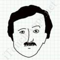 Badly Drawn Faces Edgar Allan Poe