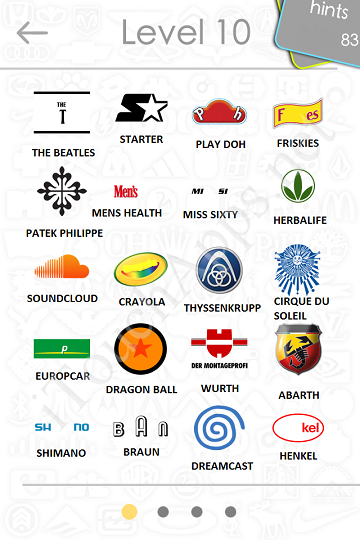 logos quiz answers: level 10 part 1