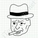 Badly Drawn Faces Winston Churchill