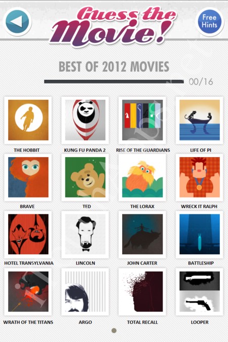 guess the movie best of 2012 movies answers / solutions / cheat