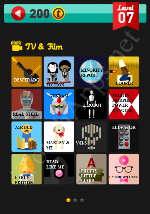 Icon Pop Quiz TV & Film Quiz Level 7 Part 1 Answers / Solutions