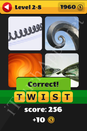 What's That Word Level 2-8 Solution