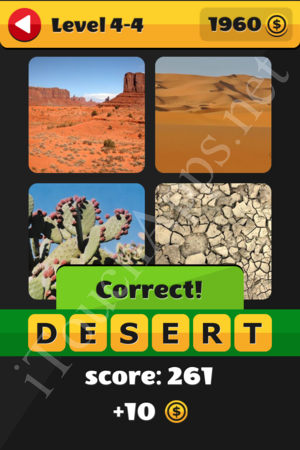 What's That Word Level 4-4 Solution