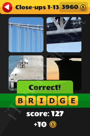 What's That Word Close-ups Level 1-13 Solution
