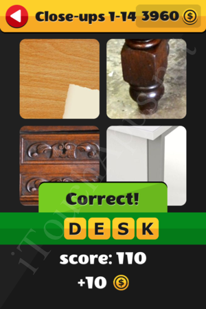 What's That Word Close-ups Level 1-14 Solution
