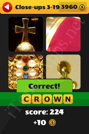 What's That Word Close-ups Level 3-19 Solution