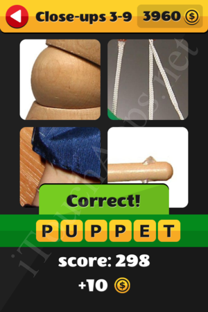 What's That Word Close-ups Level 3-9 Solution