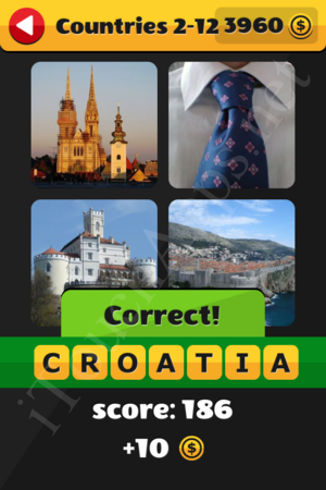 What's That Word Countries Level 2-12 Solution