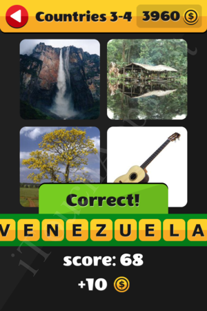 What's That Word Countries Level 3-4 Solution
