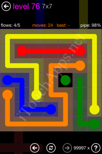 Flow Game 7x7 Mania Pack Level 76 Solution