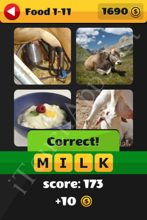 What's That Word Food and Drinks Level 1-11 Solution