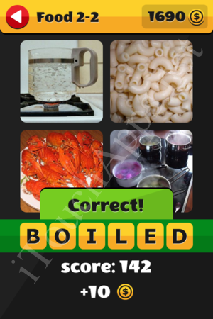 What's That Word Food and Drinks Level 2-2 Solution