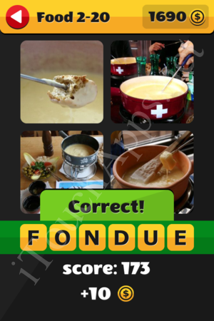 What's That Word Food and Drinks Level 2-20 Solution