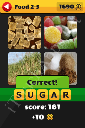 What's That Word Food and Drinks Level 2-5 Solution