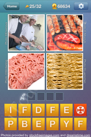 What's the Word Food and Cooking Level 25 Solution