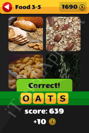 What's That Word Food and Drinks Level 3-5 Solution
