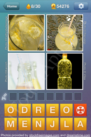 What's the Word Liquids Level 8 Solution