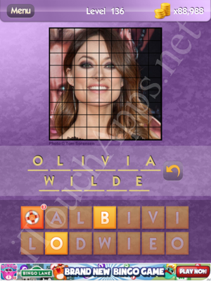 Who's the Celeb Level 136 Answer