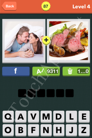 Pic Combo Level 87 Answer
