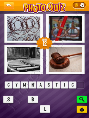 Photo Quiz Sports Pack Level 12 Solution