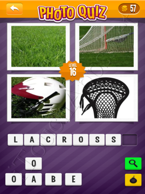 Photo Quiz Sports Pack Level 16 Solution