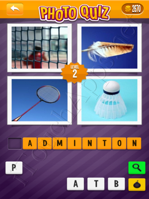 Photo Quiz Sports Pack Level 2 Solution