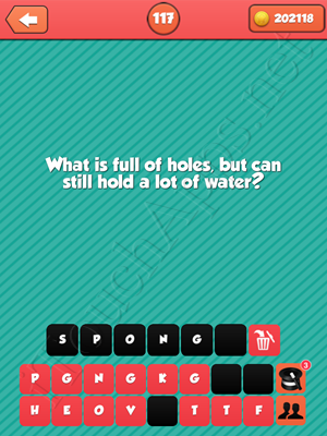 Riddle Me That Level 117 Answer