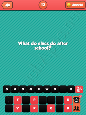 Riddle Me That Level 12 Answer