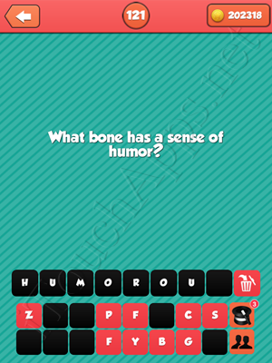 Riddle Me That Level 121 Answer