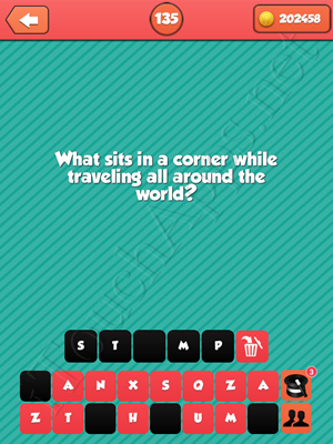 Riddle Me That Level 135 Answer